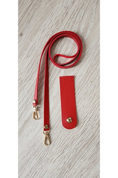 NAZENİN HOBİ AKSESUAR غطاء جلدي وحزام رفيع 110 سم