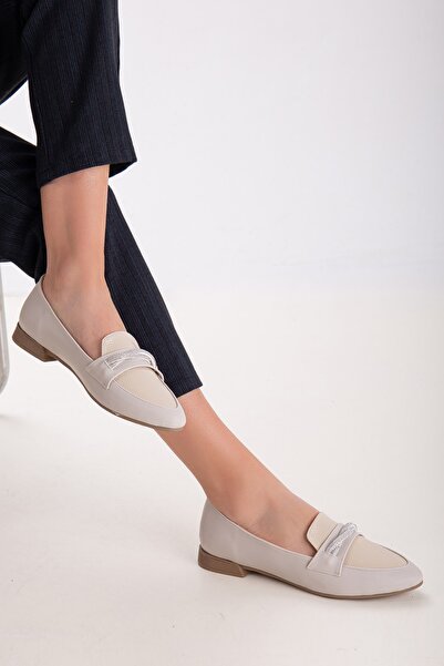 Freemax Women's Summer Comfortable Light Ballerina Shoes Beige