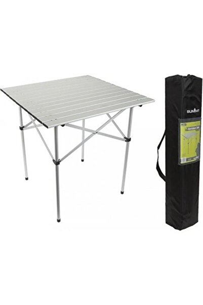 Summit Roll Top Alu 70x70 Kamp Piknik Masası Alu