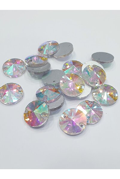 CRYSTALSHOP Кристален шивашки камък - 16 мм кръгъл Джанджан (50 г. сл. Хр.)