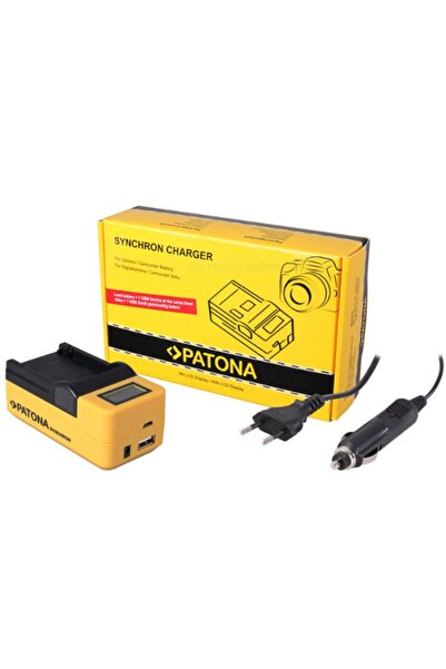 Patona Fw-50 Sony Tekli Synchron Usb Charger Lcd Ekranlı