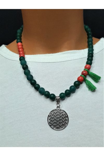 Asteria Elite Ceyt Jasper Balance Harmony and Healing Necklace Bracelet Set