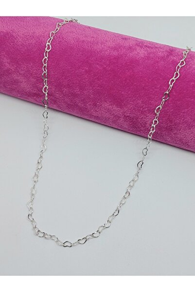 Alexis Carrel Heart Shaped Chain Silver Color Necklace
