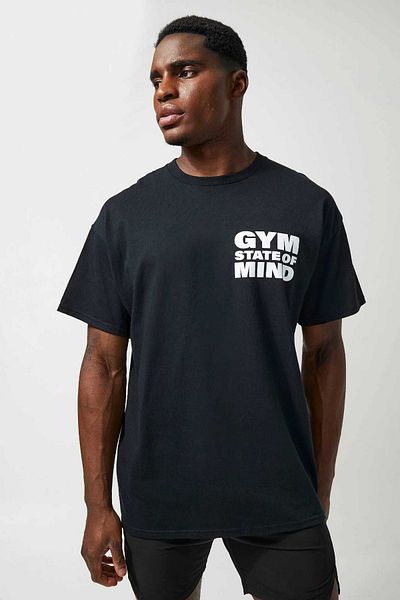 FAVORİST Αθλητικό μπλουζάκι Gym State Of Mınd Unisex Crew Neck