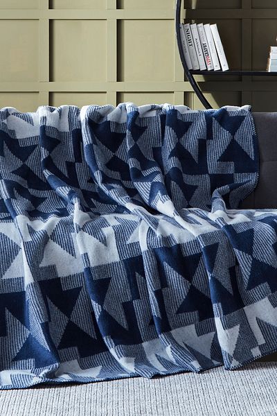Doqu Home Origami Blanket Double - Navy Blue