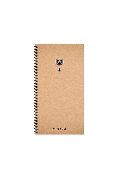 Keskin Colors Sharp 10x19 La Plume Viking Hard Cover 80 Sheets Spiral Unlined Notebook Hammer417965-99