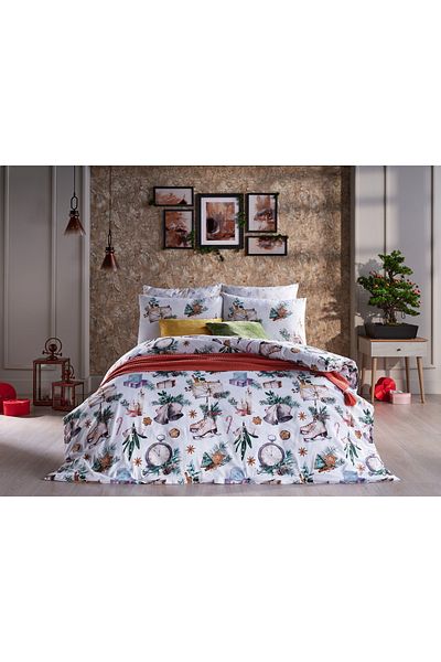 Doqu Home Комплект завивка за единична поли памук с скейтборд, размер "king size"