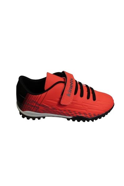 Kinetix Boy's Orange Black Velcro Astroturf Sports Shoes