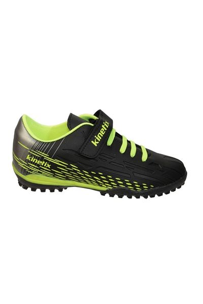 Kinetix Boy's Orange Black Velcro Astroturf Sports Shoes