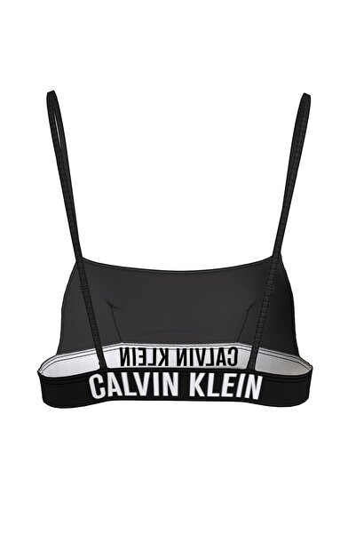 Calvin Klein Bikinioberteil - Schwarz - Mit Slogan