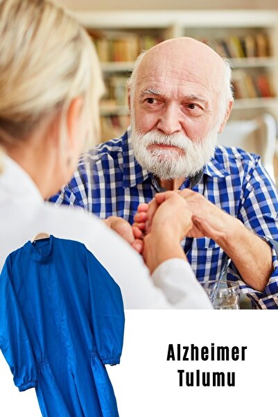 OverPazar Alzheimer Demans Tulumu Hasta Bakım Kıyafeti Hasta Tulumu Hasta Bak...
