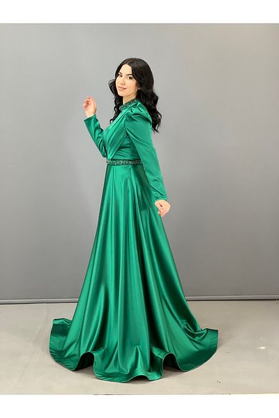 Favella Βραδινό φόρεμα Hijab Satin