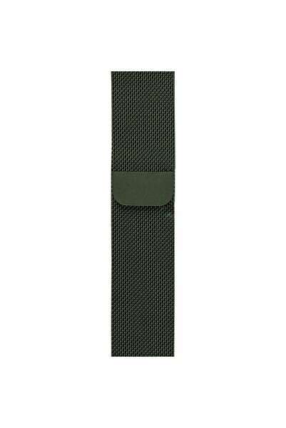 Casen Apple Spor Paslanmaz Çelik Yeşil Saat Kordonu, 42,44,45,49 Mm