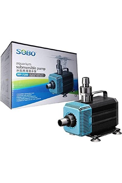Sobo Akvaryum Sump (kafa) Motoru Wp-7200 135w. 5500lt/saat