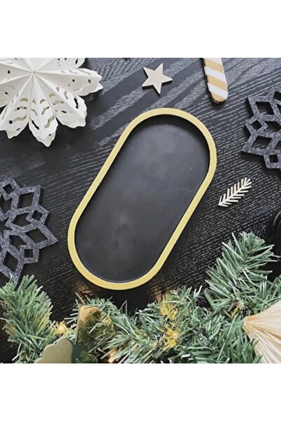 Genel Markalar Selens Dekoratif Gold Detayli Sunumluk Mum Altlık Saksı Altlık...