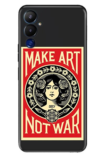 TECNO Pova 4 Kılıf Silikon Desenli Resimli Uv Kapak Make Art