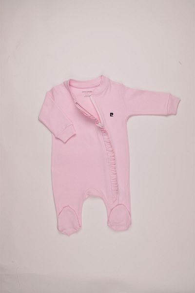 Pierre Cardin 100% Cotton Interlock Fabric Baby Girl Long Sleeve Jumpsuit303650