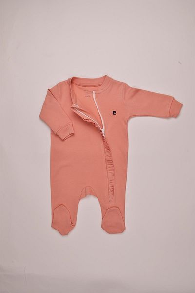 Pierre Cardin 100% Cotton Interlock Fabric Baby Girl Long Sleeve Jumpsuit303650