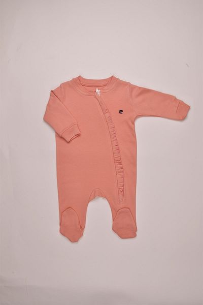 Pierre Cardin 100% Cotton Interlock Fabric Baby Girl Long Sleeve Jumpsuit303650