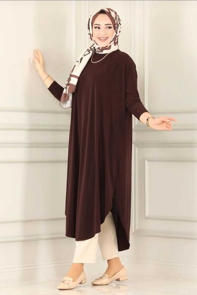 MODAMÜNASİP Basic Sandy Hijab Tunic