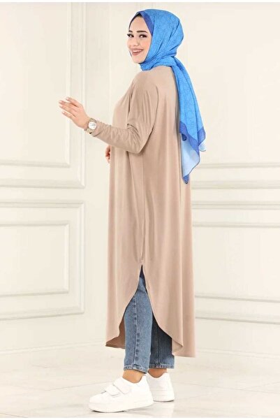 MODAMÜNASİP Basic Sandy Hijab Tunik
