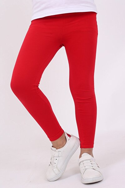 Çiggo Kids Girl's Cotton Lycra Basic Long Tights