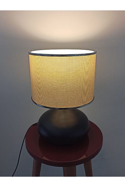 Art&Gift Serenay Black Metal Elite Lampshade - Silver Detailed Powder Head