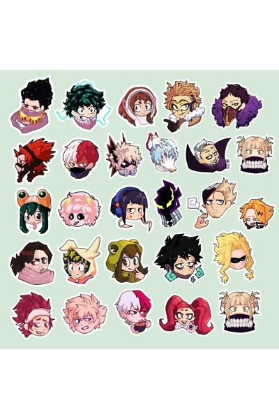 BENİMSER REKLAM My Hero Academia Karakterleri Sticker Seti