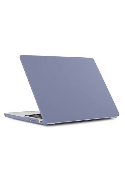 NovStrap Macbook Air M1 Çip A2337 A1932 A2179 13.3" Uyumlu Kılıf Cream Hard Shell Rubber Kapak