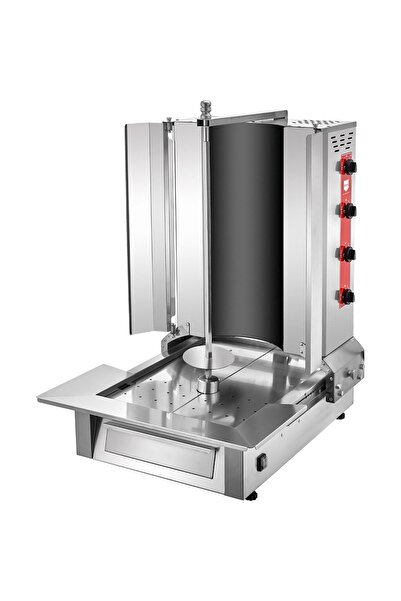 Remta 4 Radyanlı Alttan Motorlu Oval Camlı Elektrikli Döner Ocağı - Ma05