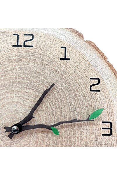 CajuArt Decorative Tree Trunk Log Shaped 30 cm Wall Clock