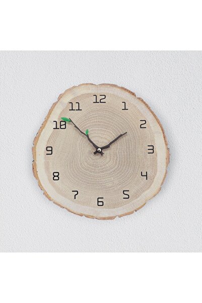CajuArt Decorative Tree Trunk Log Shaped 30 cm Wall Clock