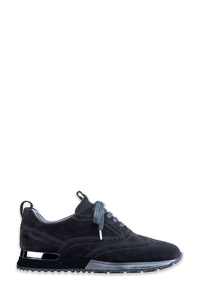 DOKA Suede Leather Sneakers635707 Black