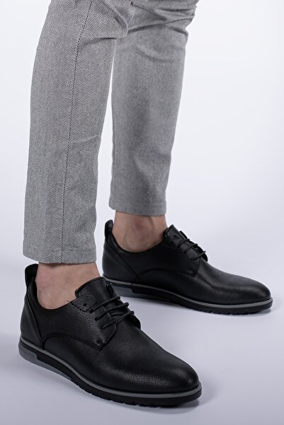 Riccon Men's Casual Shoes0012206 Black Black