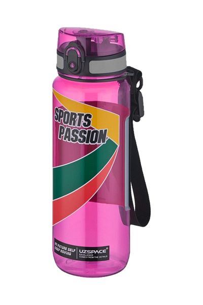Uzspace Sports Passion 800 Ml Tritan Water Bottle Non-Slip Grip Feature