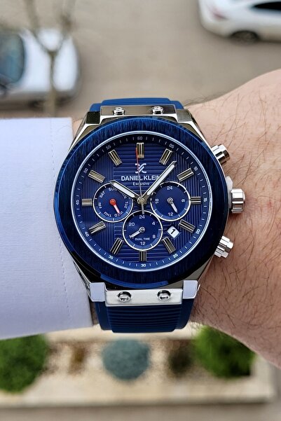 Daniel Klein Kordonu Lacivert Renk İç Göstergeleri Aktif Fonksiyonlu Erkek Ko...