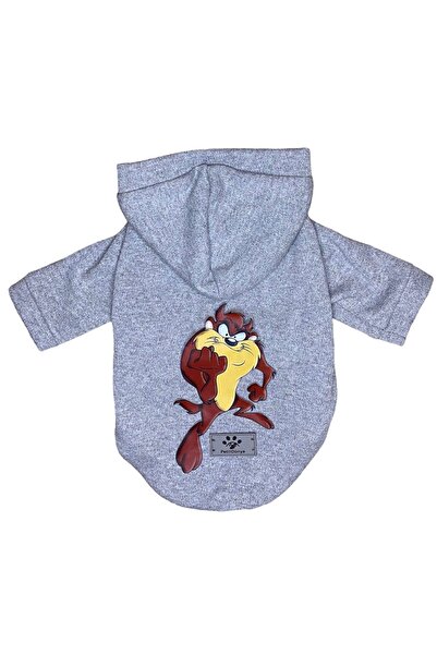 PetiliDünya ملابس ولباس للكلاب والقطط مع غطاء للرأس موديل وحش تسمانيا