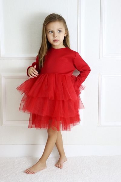 le petit sole Girl's Siena Tulle Dress
