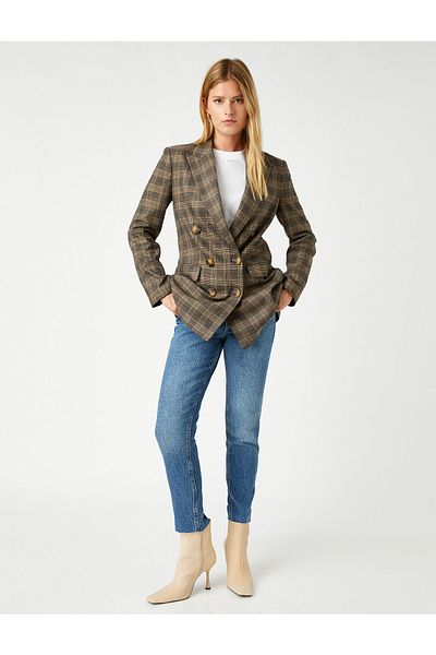 Koton Blugi cu talie înaltă Slim Fit - Mom Slim Jean