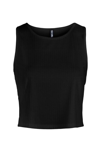 PIECES Bluse - Schwarz - Slim Fit