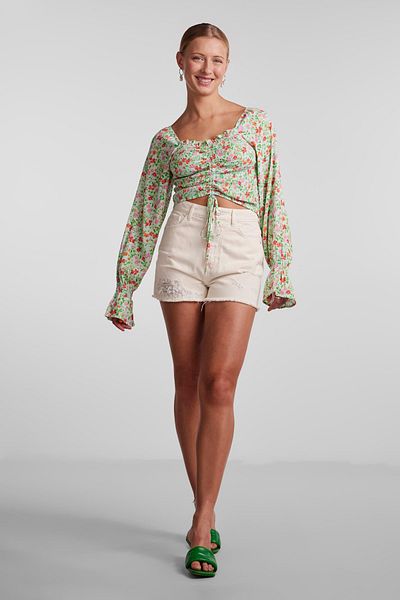 PIECES Bluse Damen/Mädchen Fair Aqua