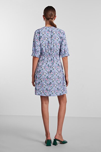 PIECES Γυναικείο/Γυναικείο Φόρεμα Αέρινο Μπλε