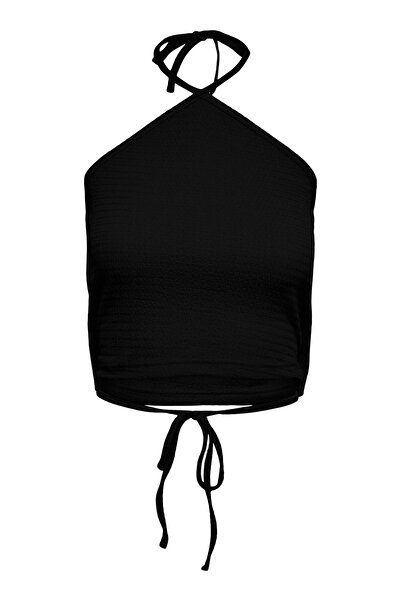 PIECES Μπλούζα Γυναικεία/Κορίτσια Μαύρη