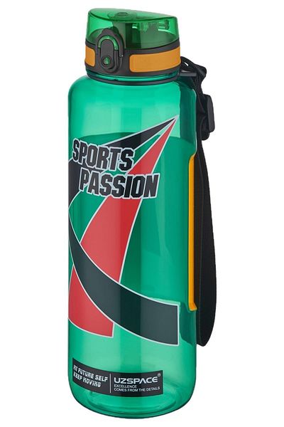 Uzspace Sports Passion Mega Large Size 1500 Ml Tritan Water Bottle Anti-Slip Holding Feature