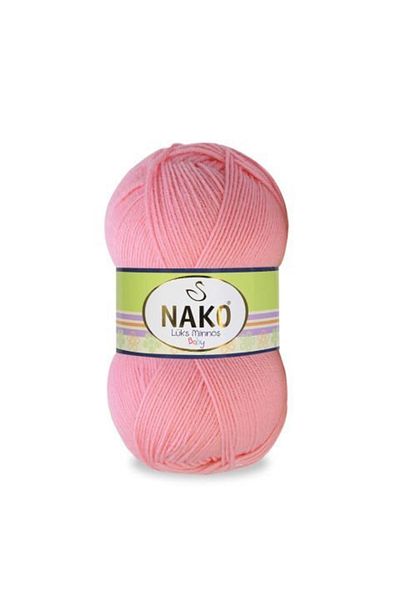 NAKO Luxury Minnoş 2244 5 Pieces Hand Knitting Thread Barbie Pink