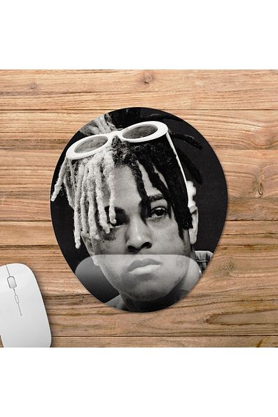 Pixxa نموذج لوحة ماوس مع مسند للمعصم من Xxxtentacion - 2 بيضاوي