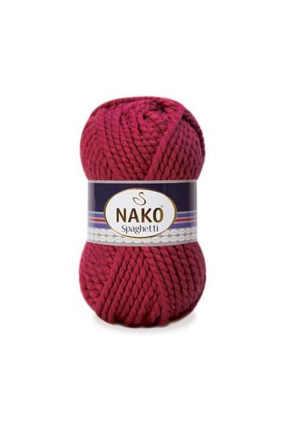 NAKO Spaghetti 3630 5 Pieces Winter Rope Wool Cherry Rotten