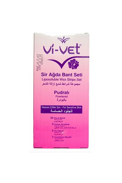 Vi-vet Waxing Tape Body 41pcs Powder X 2 Pieces