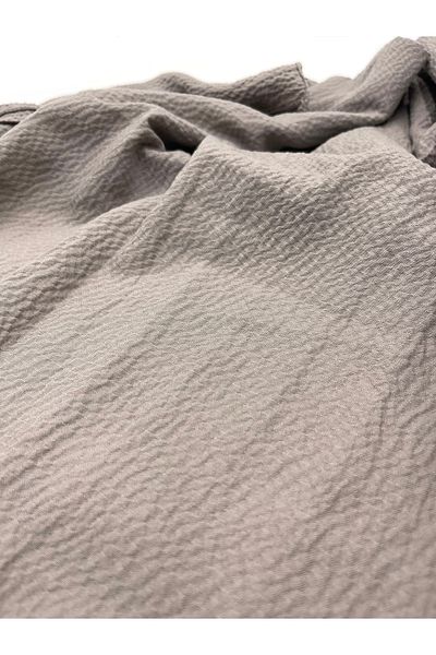Naz Ipek Mio Jazz High Quality Overlocked Cotton Beige Shawl 190x70