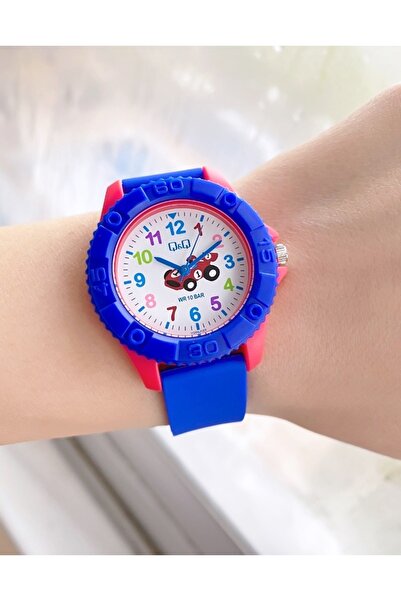 Q&Q ساعة يد للأطفال مقاومة للماء Vq96j230y